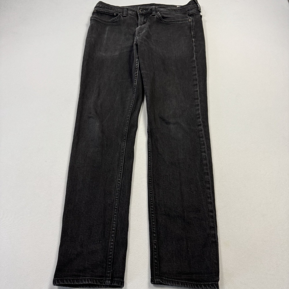 Rag & Bone New York Slim Fit Jeans Cotton Elastane Black Men's Size 32x30